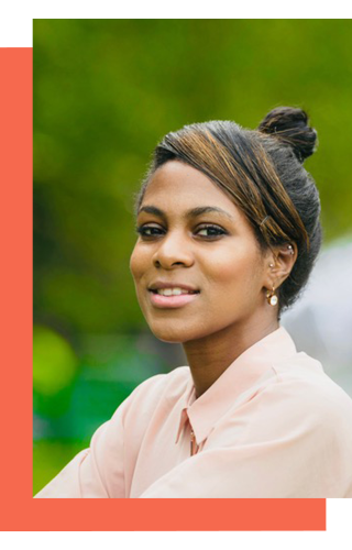 Simmone orange background